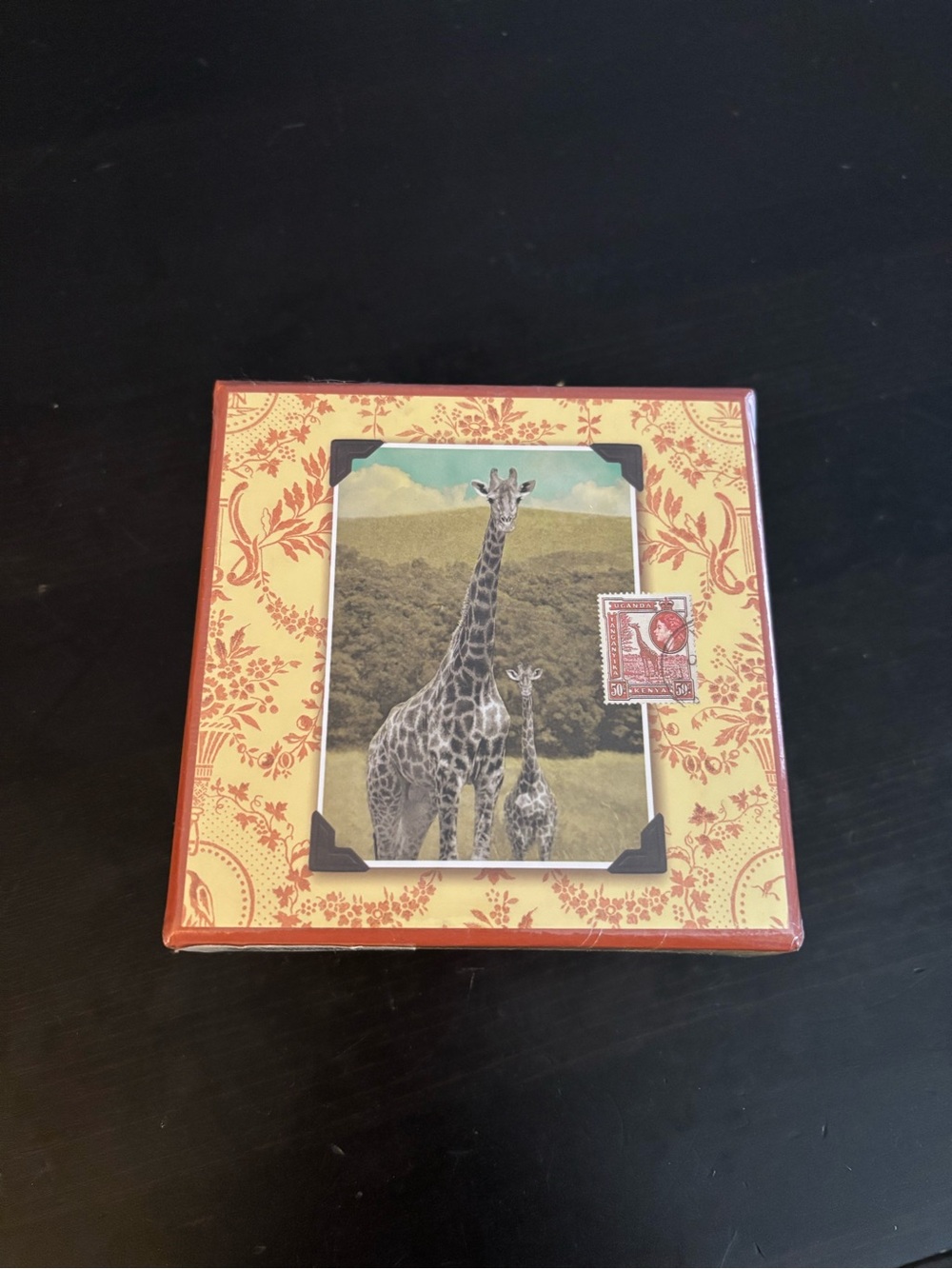 National Geographic Set of 3 Nesting Boxes with Giraffe Design